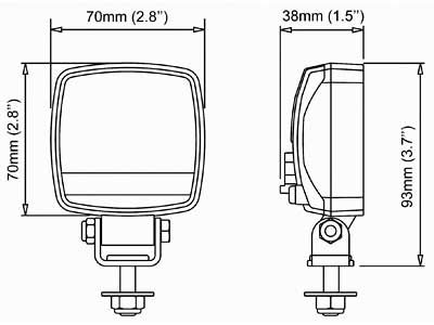 LED work light 10W