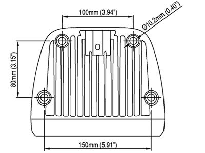 LED work light 32W - DOWNSIDE