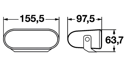 Papildlukturi, miglas Hella FF75 miglas lukt.