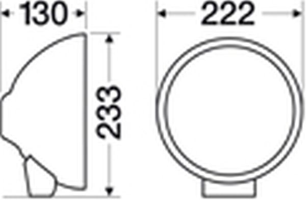 High-beam headlamp (ECE Ref. 17.5)