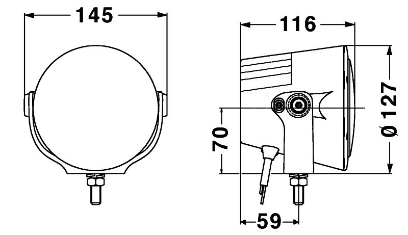 High-beam headlamp (ECE Ref. 37.5)