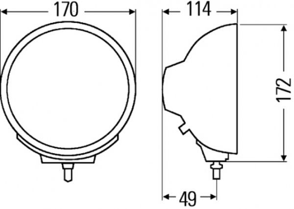 Papildlukturi Ref. 17,5 Luminator Compact Metal