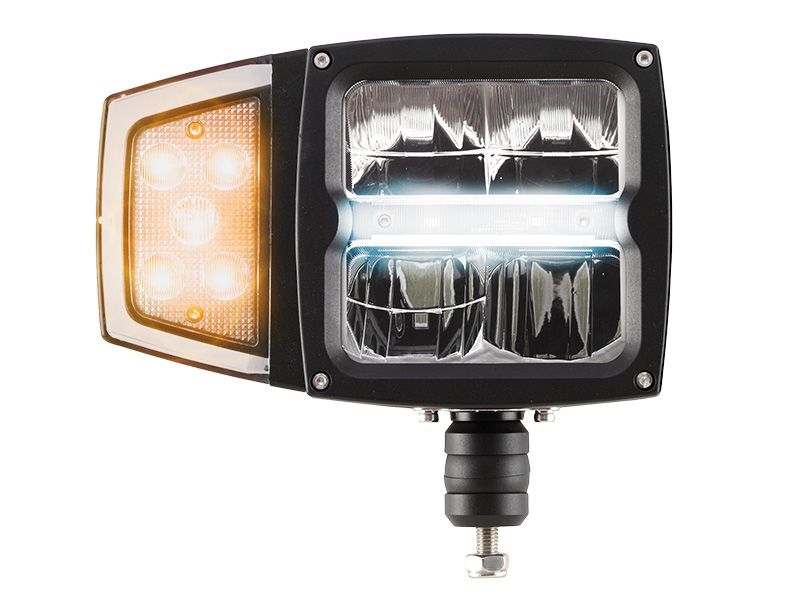 STRANDS snow plow light with heated lens