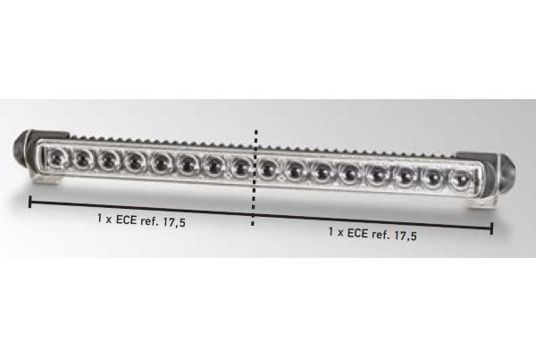 Papildlukturi Ref. 2 x 17,5 Hella LED 470