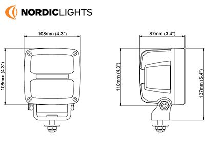 LED darba lukturis NORDIC LIGHTS, 50W