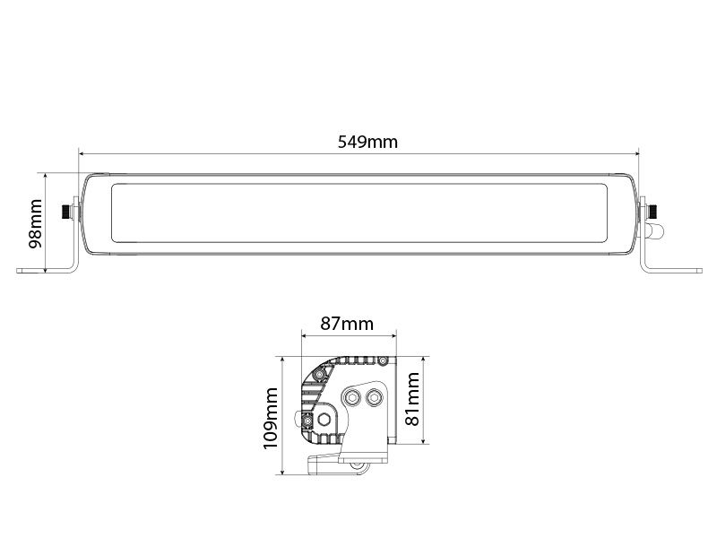 LED Tālās gaismas lukturis OPTIBEAM SAVAGE 20