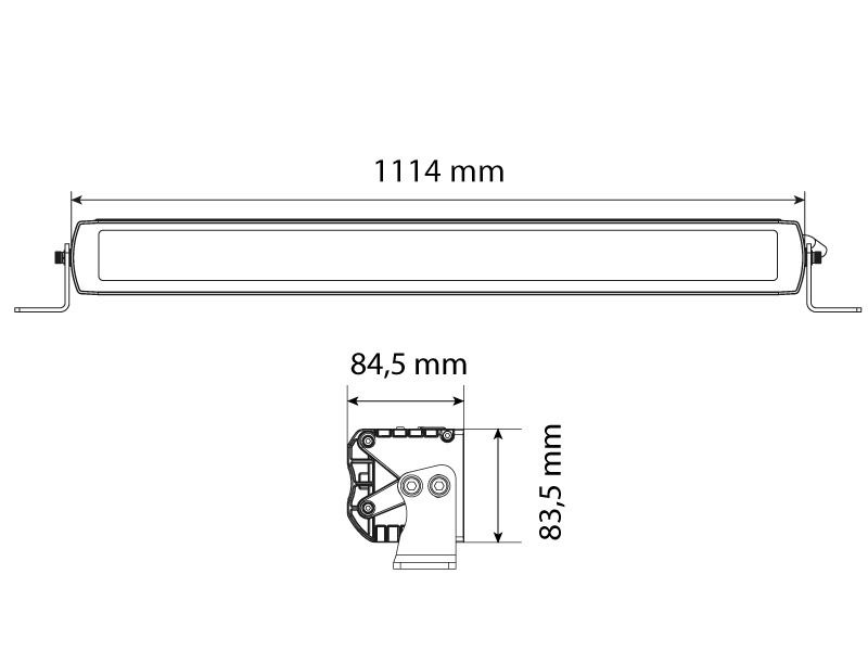 LED Tālās gaismas lukturis X-VISION MAXX 1100