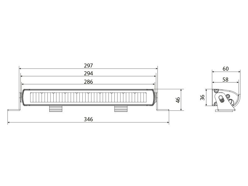 LED Tālās gaismas lukturis W-LIGHT IMPULSE 1.2