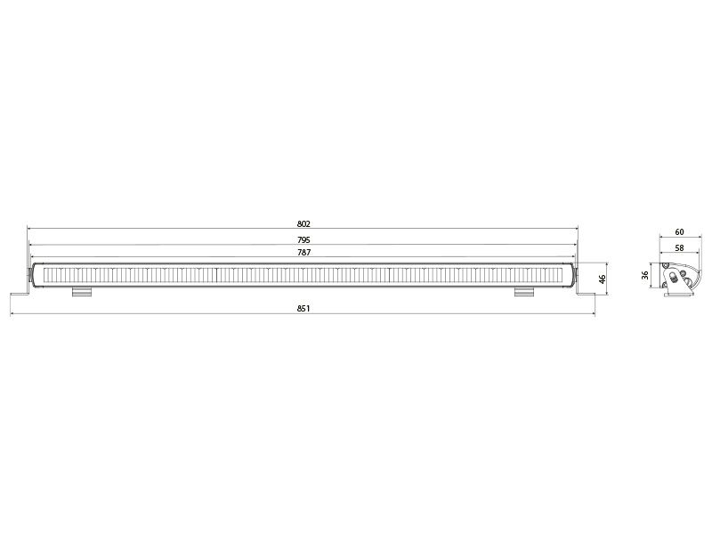 LED Tālās gaismas lukturis W-LIGHT IMPULSE 4.1