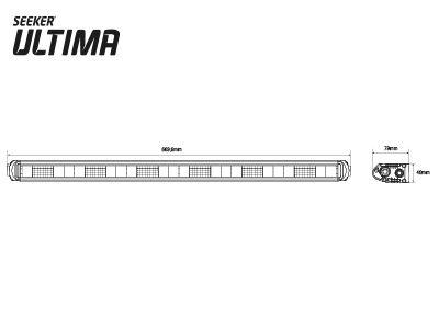 LED tālās gaismas panelis Seeker ULTIMA 30