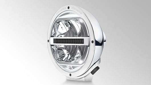 Luminator LED high-beam headlamp, chromium (ECE Ref. 25)