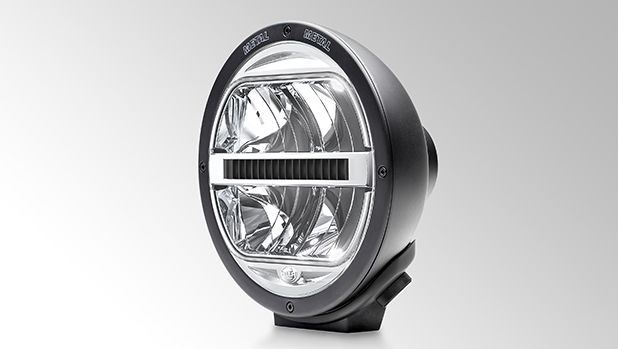 Luminator LED high-beam headlamp, metal (ECE Ref. 25)