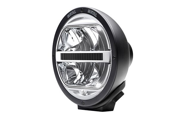 Luminator LED high-beam headlamp, metal (ECE Ref. 50)