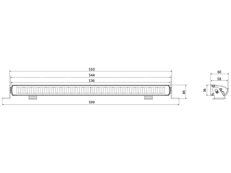 LED Tālās gaismas lukturis W-LIGHT IMPULSE 2.1